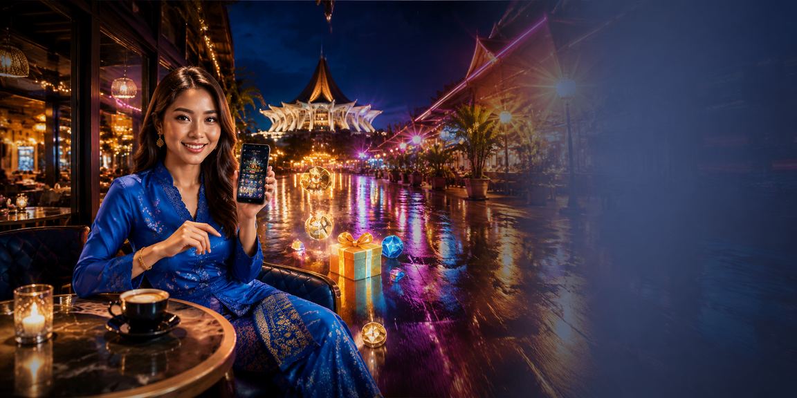 Pengguna Malaysia mengakses platform 965 pada telefon bimbit dengan privasi data terlindungi di Sarawak